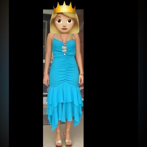 BETSEY JOHNSON SPAGHETTI STRAP PROM DRESS - Picture 3 of 3